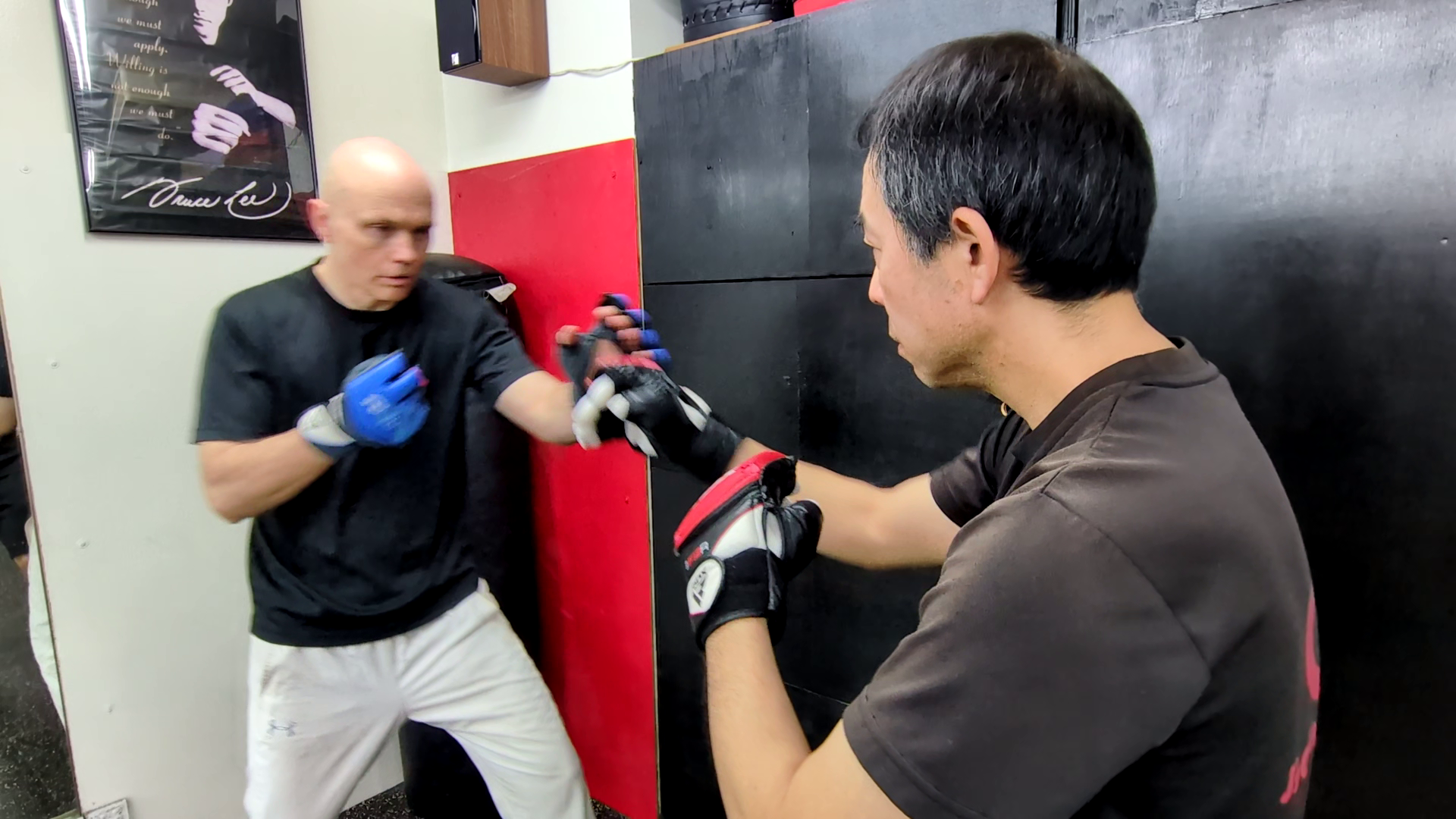 FWC functional wing chun intercepting while identifying and clearing obstacles in order to continue